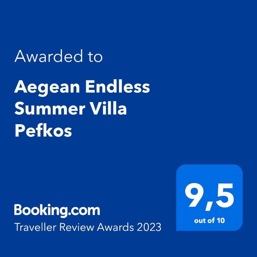 Aegean Endless Summer Villa Pefkos Pefki Exteriör bild